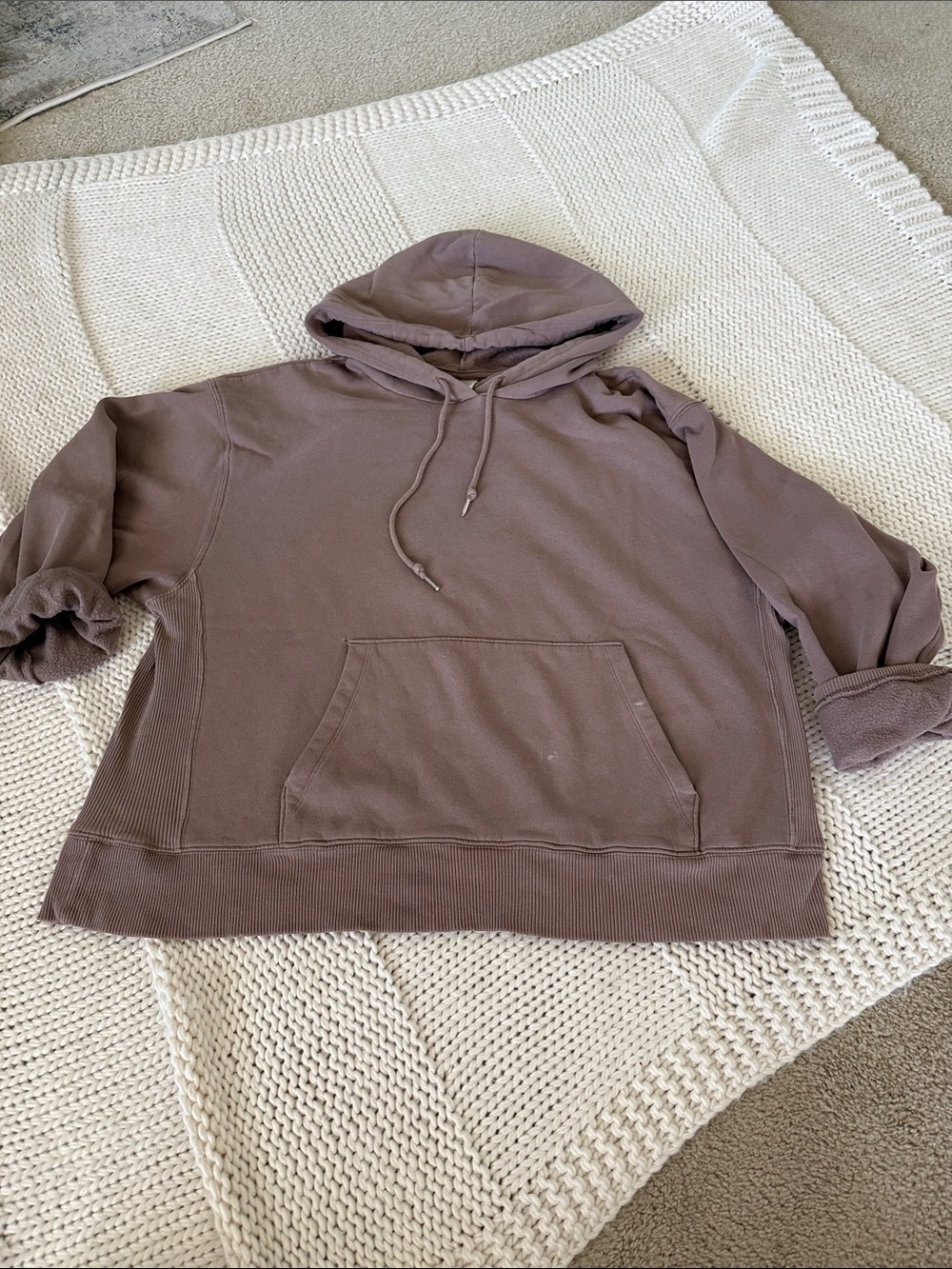 PINK Victoria's Secret Dusty Mauve Pullover Hoodie